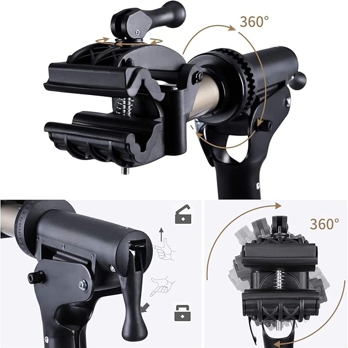 CXWXC Bike Repair Stand -Shop Home Bicycle Mechanic Maintenance Rack- Bike Workstands for Mountain Bike and Road Bike (C:Champagne Blue)