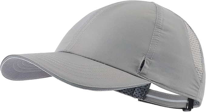 Connectyle Mens Womens Quick Dry Performance Running Cap Lightweight Reflective Sports Hat UPF 50+ Outdoor Athletic Sun Cap
