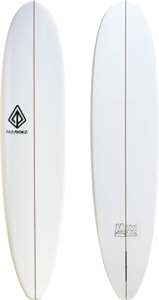 Epoxy Fiberglass Surfboard | High-Performance & Fun Single Fin Longboard Surfboard for All Wave Conditions | 8'0 | 9'0