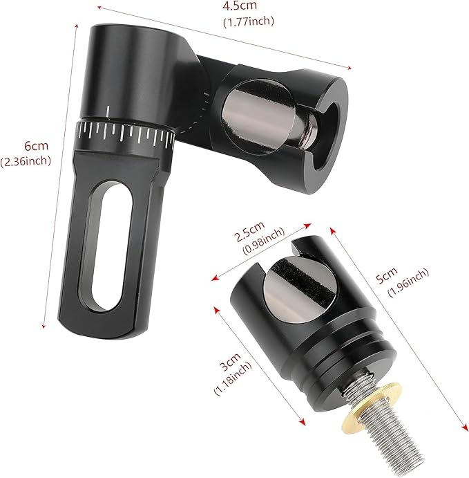 AMEYXGS Bow Stabilizer for Compound Bow, 6" 8" 10" 12" Rod Balance Bar with Damping System and Weights Shock Absorber for Compound Bow Archery Accessory