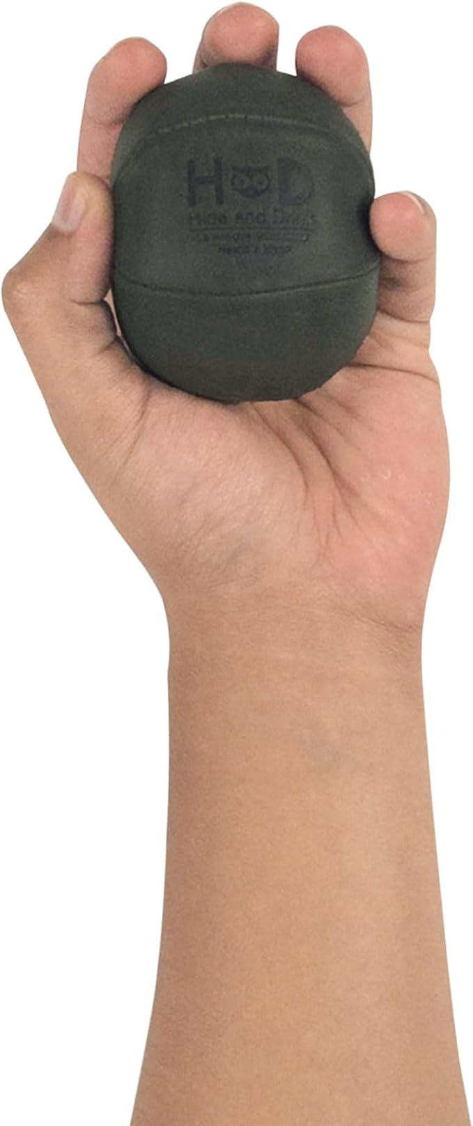 Hide & Drink, Stress Ball, Relieve Fidgeting and Anxiety, Exercise Hand, Squishy Tension Accessory, Great for The Office, Classic Style, Full Grain Leather, Handmade, Dark Jade