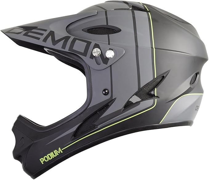 Demon United Podium Fullface Bike Helmet- 13 Vents- Lightweight- Breathable