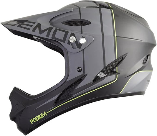 Demon United Podium Fullface Bike Helmet- 13 Vents- Lightweight- Breathable