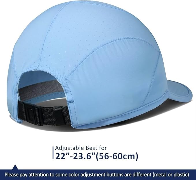 GADIEMKENSD Stretch Running Hat with Soft Brim, Quick Dry, Unstructured, Unisex-Adult