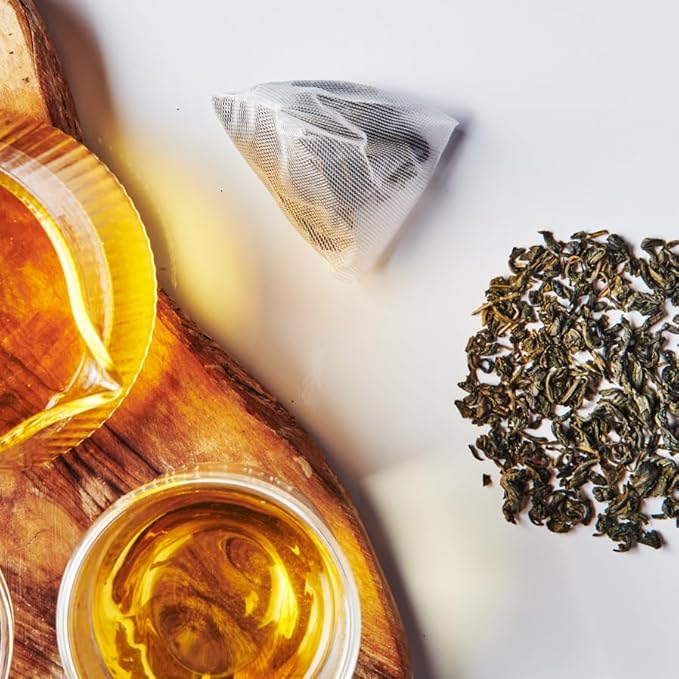 Grace Farms Organic JASMINE Green Tea (16 Pyramid Sachets) | Fragrant and Sweet | Fairtrade and Kosher Certified | Best Green Tea | Gives Back 100% of Profits