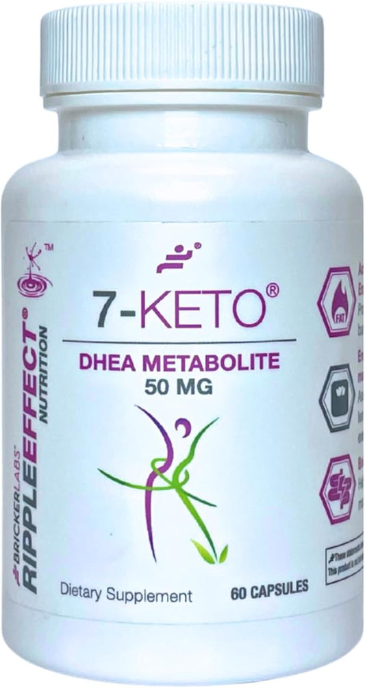 7-Keto DHEA Metabolite 50 mg Dietary Supplement for Weight Management, Safe and Effective Weight Management Support, 60 Capsules