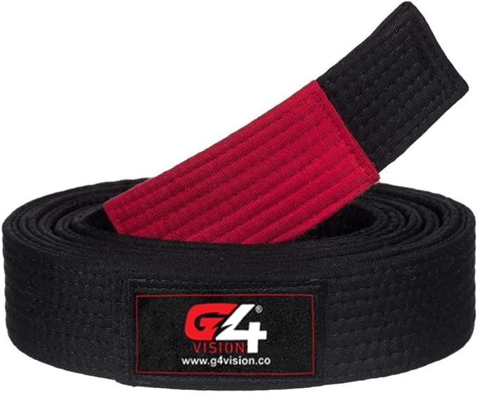 G4 VISION Jiu Jitsu Belt BJJ Belts Brazilian Adult A1 A2 A3 A4 Black Brown Purple Blue White