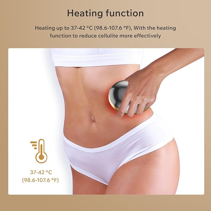 Depsoul Body Massager, 2 in 1 Professional Wireless Electric Massager with 3 Gears for Belly, Waist, Leg, Butt, Arm (Black)