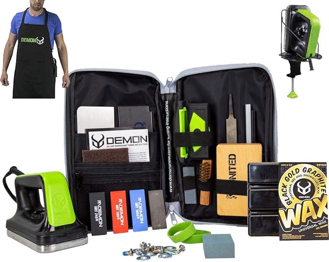 DEMON UNITED Mechanic Elite X Black Gold Edition Ski Tune Up Kit