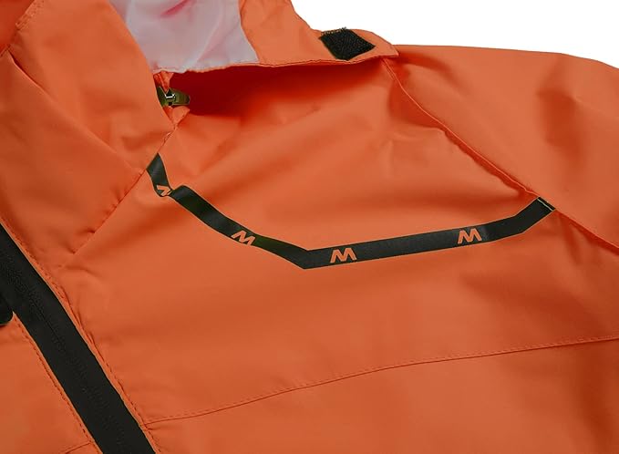 GIISAM Mens Windproof Jacket Waterproof Lightweight Mountain Sport Jacket for Men Hooded Windbreaker Raincoat