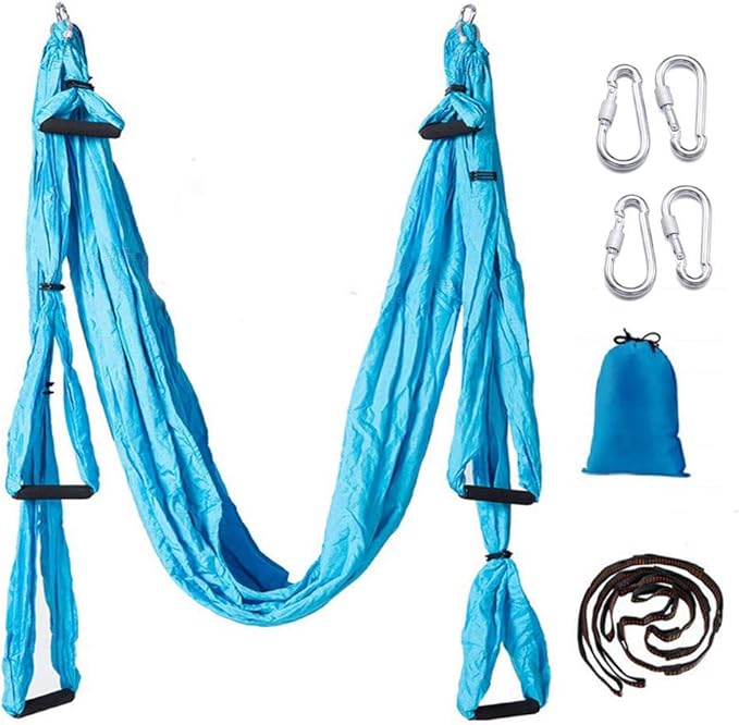 Aerial Yoga Swing Set, Ultra Strong Hammock Trapeze Extension, Antigravity Ceiling Hanging Sling Inversion Exercises