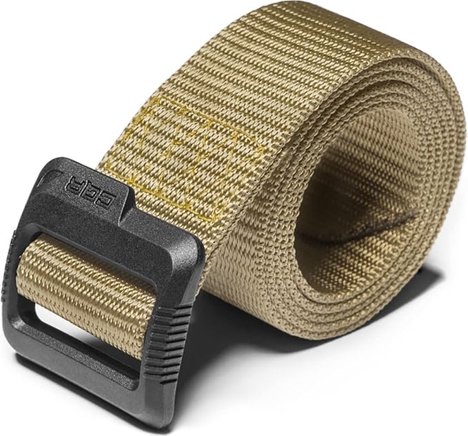CQR Tactical Belt, Military Style Heavy Duty Belt, Webbing EDC Quick-Release Buckle