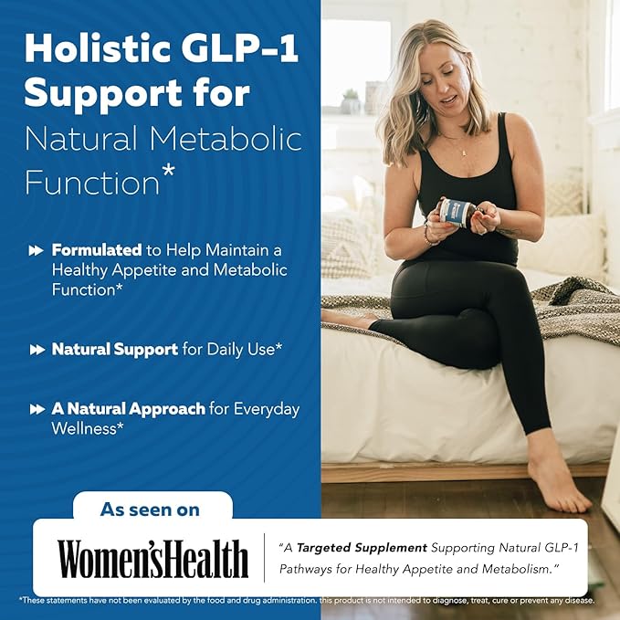 GLP-Activate | Hunger & Metabolism Support - Formulated to Help Support GLP-1 Pathways - Expert Formulated Supplement - 1 Capsule for Balanced Appetite & Metabolic Wellness Daily (90 Servings)