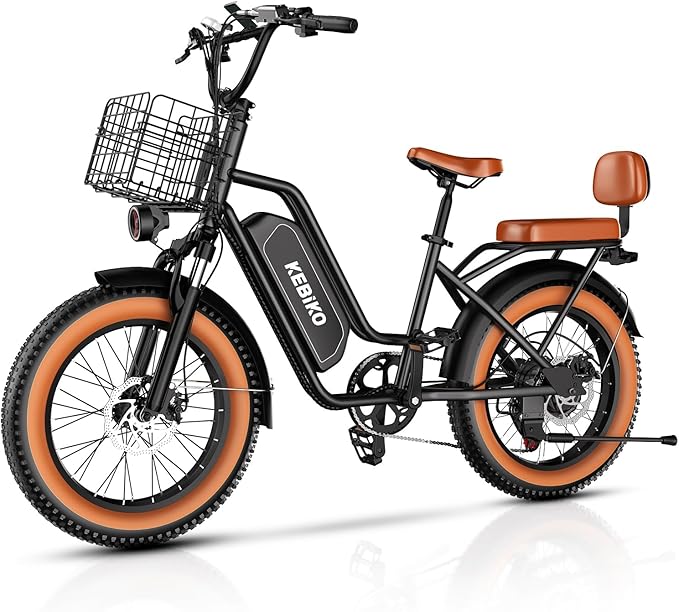 Electric Bike for Adults, 20"x 4" Fat Tire 35MPH Ebike, 1450W Peak Mountain Bike with 48V 20AH Removable 960WH Battery, 80 Miles Max Range Hydraulic/Mechanical Disc Brake 7-Speed Electric Bicycle