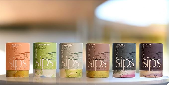 Grace Farms Organic GENMAICHA Green Tea (16 pyramid sachets) | Japanese Sencha and Toasted Rice | Smooth and Nutty | Organic and Kosher Certified | Gives Back 100% of Profits