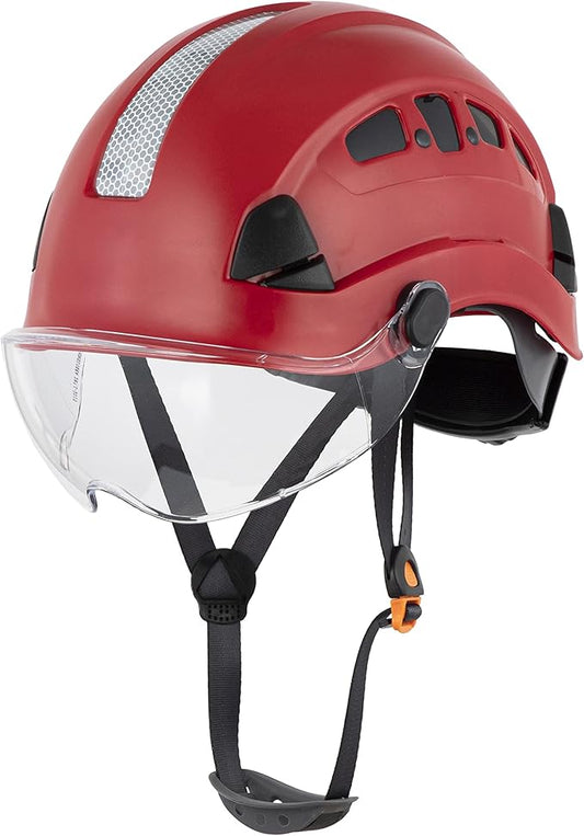 Defender Safety H1 Safety Helmet Hard Hat with Visor ANSI Z89.1