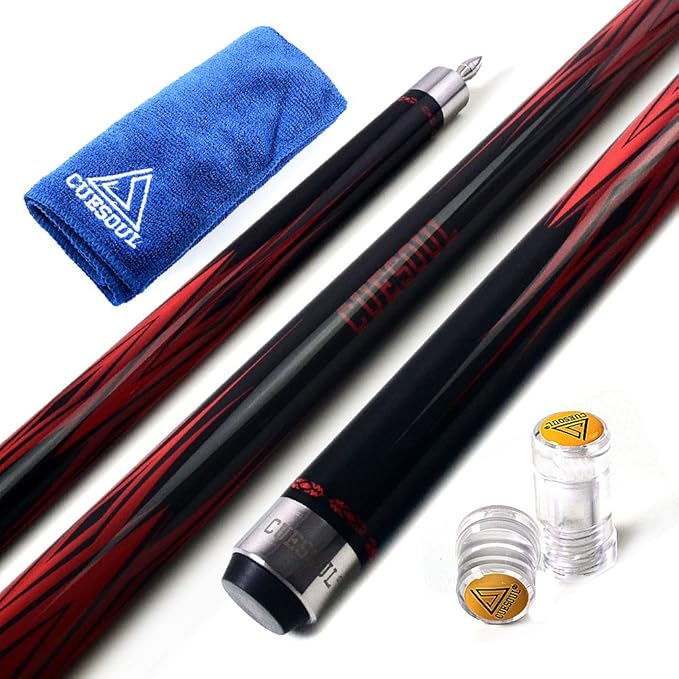 CUESOUL SOOCOO Series 58" 19oz Maple Pool Cue