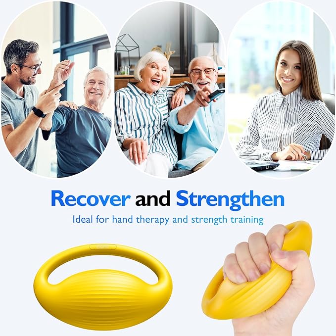 FitBeast Hand Exercise Balls - 3 Resistance Levels Stress Balls for Adults, Squeeze Balls for Hand Therapy, Rehabilitation, Arthritis, Muscle Building