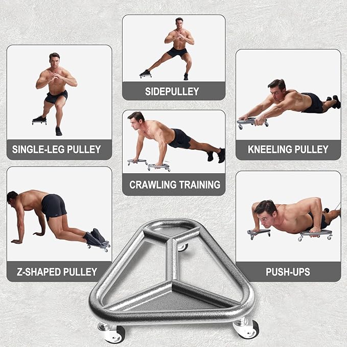 HOTWAVE Ab Roller Wheel for Core Workout – Extra-Wide Ab Exercise Equipment for Abs, Arms & Back – Stable & Quiet Fitness Roller for Home Gym Strength Training – Includes Knee Pad – For Men & Women