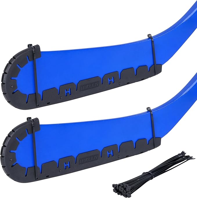Hikeen Stick Blade Protector with 25 Wrap Ties,Wear-Resistant Hockey Blade Guard for Off Ice Training, Street Hockey, Universal Ice Hockey Traning Fit Kids, Intermediate, Senior Sticks