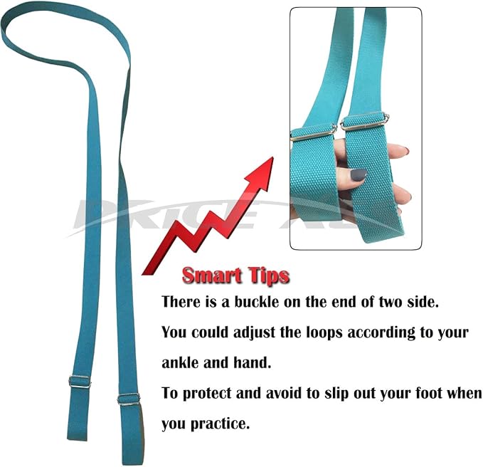 Adjustable Leg Stretcher Lengthen Ballet Stretch Band - Easy Install on Door Flexibility Stretching Leg Strap Great Cheer Dance Gymnastics Trainer Stretching Equipment Taekwondo Training