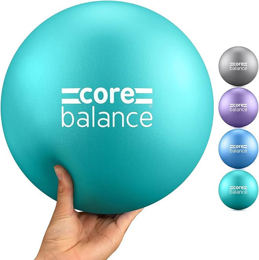 9 Inch Anti Burst Pilates Ball - Mini Exercise Ball for Yoga, Barre, Stretching and Core Stability Workout