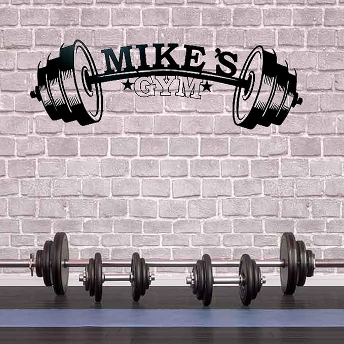 Custom Gym Metal Wall Art, Personalized Gymer Name Sign Decoration For Room, Gym Metal Home Decor