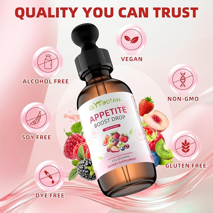 Appetite Booster Drops ：Premium Dietary Supplement for Kids Women Promotes Healthy Eating Improves Digestive Intestinal Health Aids Fast Digestion Absorption Support Growth Mixed Fruit Flavor