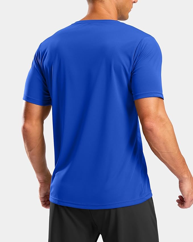 G Gradual Men's Workout Shirts Quick Dry Athletic Running T-Shirts Lightweight Moisture Wicking Short Sleeve Sports Gym Tops