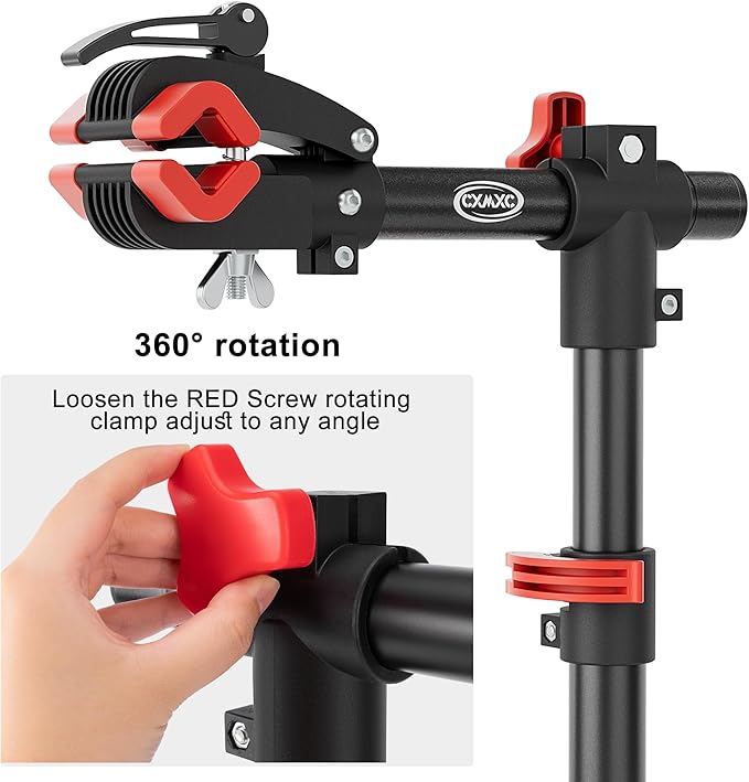 CXWXC Bike Repair Stand - Bench Mount Bike Maintenance Stand Rack - E bike Workstands Shop Home Mechanics for Mountain Bike and Road Bike