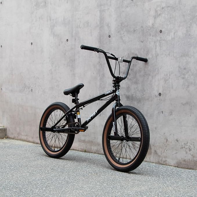 Freestyle BMX Bike, 20 Inch Yaphet Bicycle for Teen Beginner and Adult Riders, Bike with Hi-Ten Steel Frame, Multiple Colors