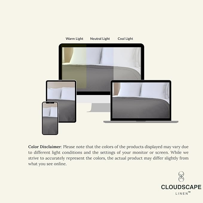 Cloud Scape Linen Herringbone Cotton Throw Blanket for Couch, Bed,Sofa, Home Decor, Soft, Lightweight, All-Season Bed Blanket, 50 x 70, Dark Grey