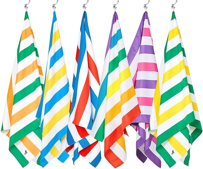 Dock & Bay Quick Drying Towel - for Sports & Gym - Compact, Lightweight - 100% Recycled - Includes Bag - Cabana Light - Malibu Pink, Double Extra Large (180x200cm, 70x78)