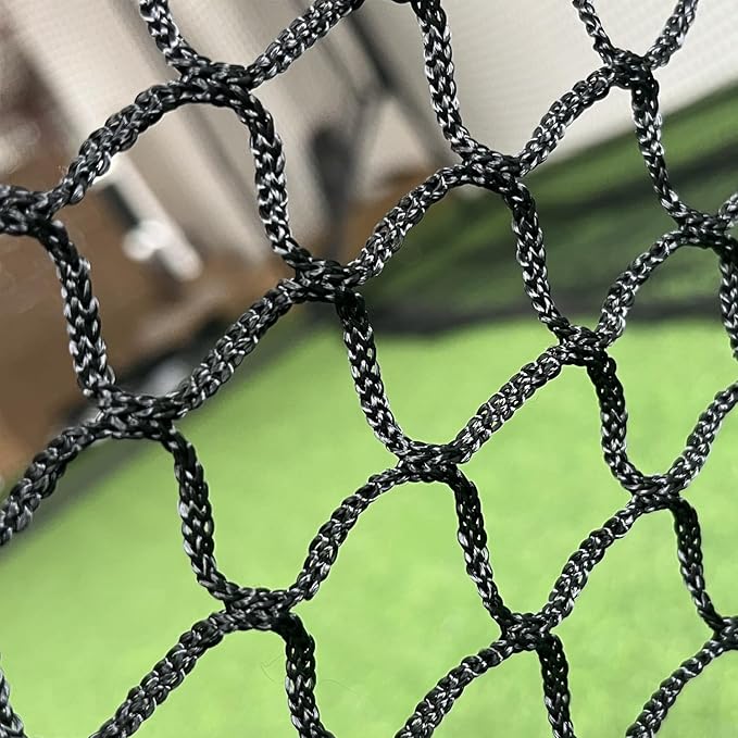 Golf Cage Practice Hitting Net,10x7ft Heavy Steel Frame with 2 Net Side Barriers,for Backyard Driving Chipping Swing Training, Home Range for Indoor& Outdoor.