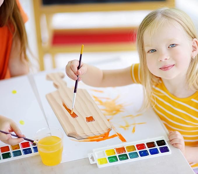 BATTIFE 22inch Greek Sorority Paddle Unfinished Wooden Pine Fraternity Paddles - Solid Wood Paddle [2Pack]