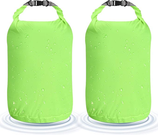 Desoto Waterproof Dry Bag 2 packs, 2L/5L/10L/20L/40L/70L Dry Sack Lightweight Portable, Dry Storage Bag to Keep Gear Dry Clean for Kayaking, Gym, Hiking, Swimming, Camping