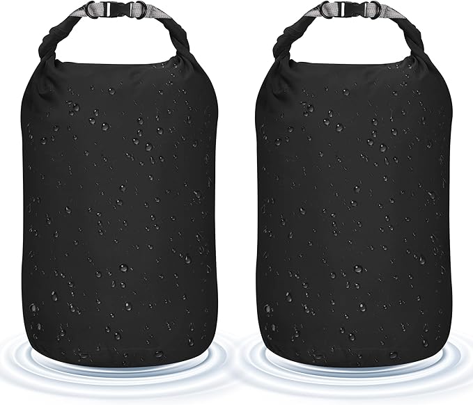 Desoto Waterproof Dry Bag 2 packs, 2L/5L/10L/20L/40L/70L Dry Sack Lightweight Portable, Dry Storage Bag to Keep Gear Dry Clean for Kayaking, Gym, Hiking, Swimming, Camping