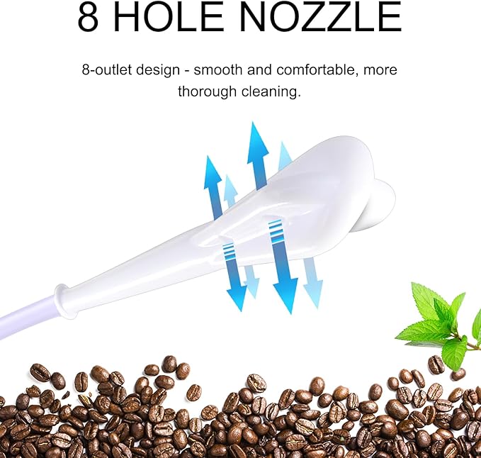 Enema Bag Kit with 5ft Hose Coffee Enemas at Home Water Shower Douche Colon Detox Cleanse Kit with Tubing, Tips, Clamp and Hook