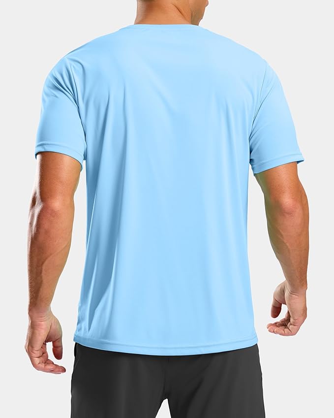 G Gradual Men's Workout Shirts Quick Dry Athletic Running T-Shirts Lightweight Moisture Wicking Short Sleeve Sports Gym Tops