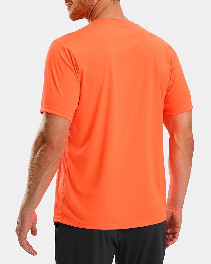 G Gradual Men's Workout Shirts Quick Dry Athletic Running T-Shirts Lightweight Moisture Wicking Short Sleeve Sports Gym Tops
