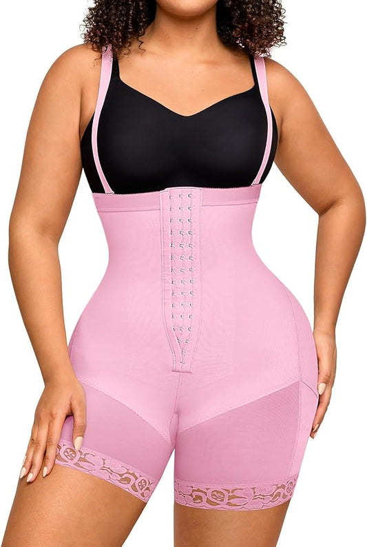 FeelinGirl Faja Body Shaper Tummy Control Shapewear for Women Butt Lifter Post Surgery Fajas Postparto Para Mujer