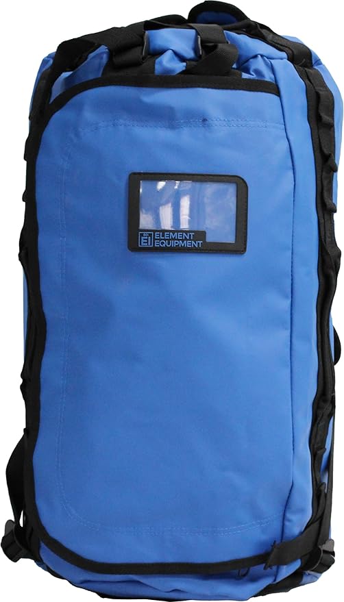 Element Equipment Trailhead Duffel Bag Shoulder Straps Waterproof Imperial Blue Large