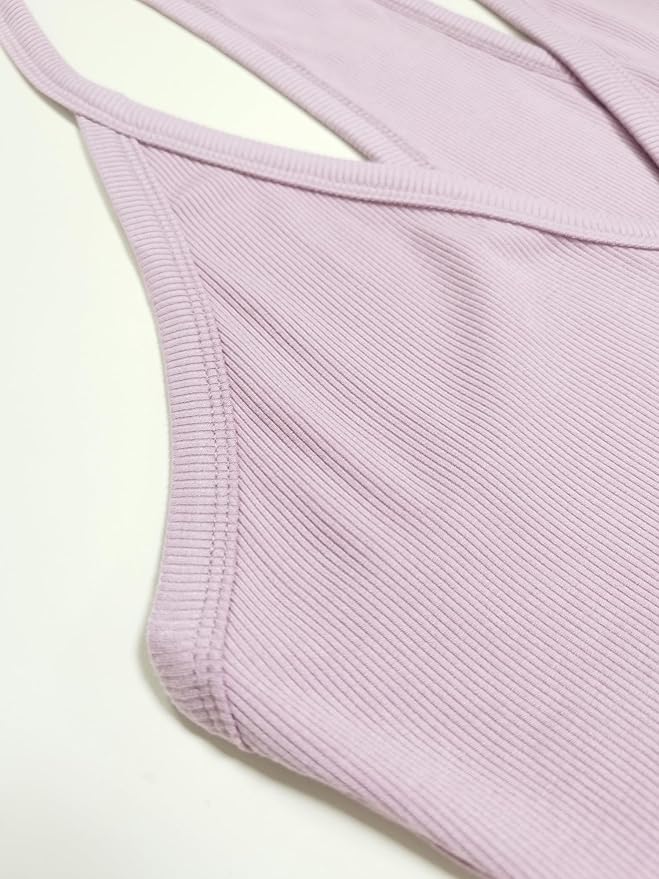 iGENJUN Workout Tops for Women Racerback Basic Tank Summer 2025 Camisole V Neck Slim Fit Ribbed Sleeveless