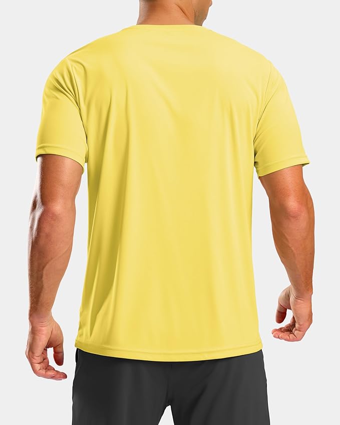 G Gradual Men's Workout Shirts Quick Dry Athletic Running T-Shirts Lightweight Moisture Wicking Short Sleeve Sports Gym Tops