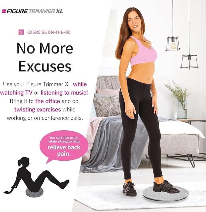 Core Abs Twister Board - Waist Sculptor Twister Board for Core & Ab Exercise - Waist Twisting Disc, Dizzy Disc Twist Board for Slimming Workout with 8 Magnets Reflexology