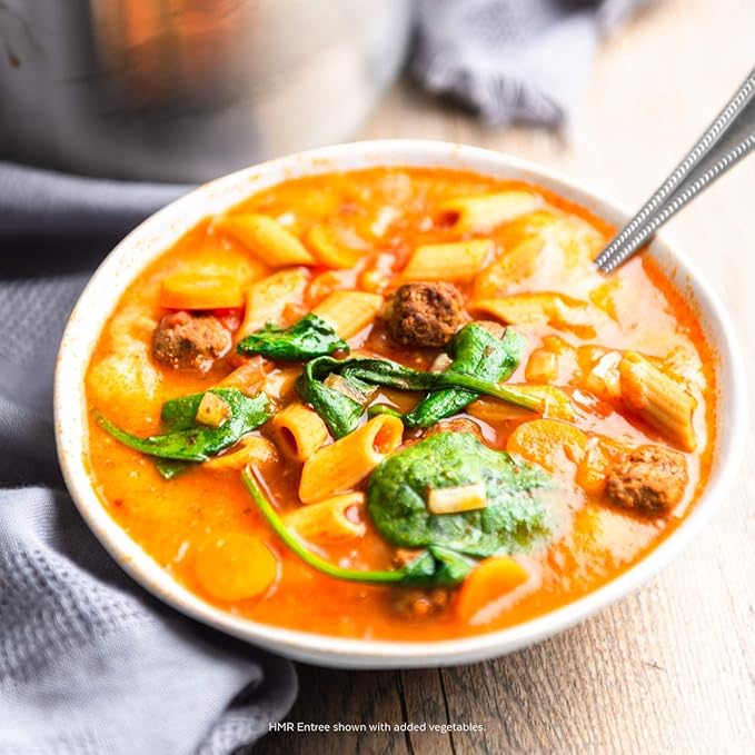 HMR Creamy Chicken Soup Mix | Instant Lunch or Dinner to Support Weight Management | Easy to Make | 15 grams of Protein | Low Calorie Food | Triple Pack, 7 Single Serve Packets per Box