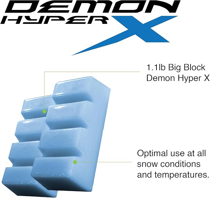 Demon Charger Complete Ski and Snowboard Tuning Kit with Iron, 2.25lb Wax, Brush Kit, Base Cleaner and Wax Apron