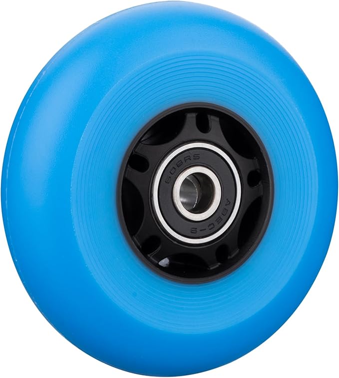 8-Pack Inline Skate Replacement Wheels 85A Outdoor Asphalt Formula Roller Blades Wheels Indoor Roller Blades Wheels with Bearings ABEC-9 & Floating Spacers