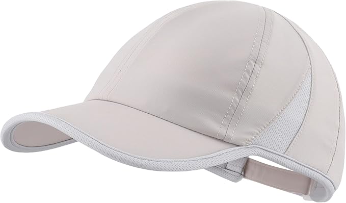 Connectyle Adjustable Sports Cap Quick Dry Workout Hat Baseball Athletic Fitted Hat Lightweight Running Cap for Men & Women