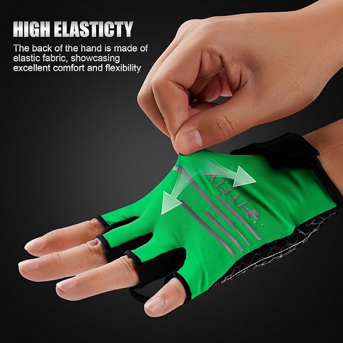 Cycling Gloves Bike Gloves for Men/Women Half Finger Biking Gloves Exercise Workout Gloves Suitable for Outdoor Sports, Gym, Weight Lifting, Rowing and Motorcycle